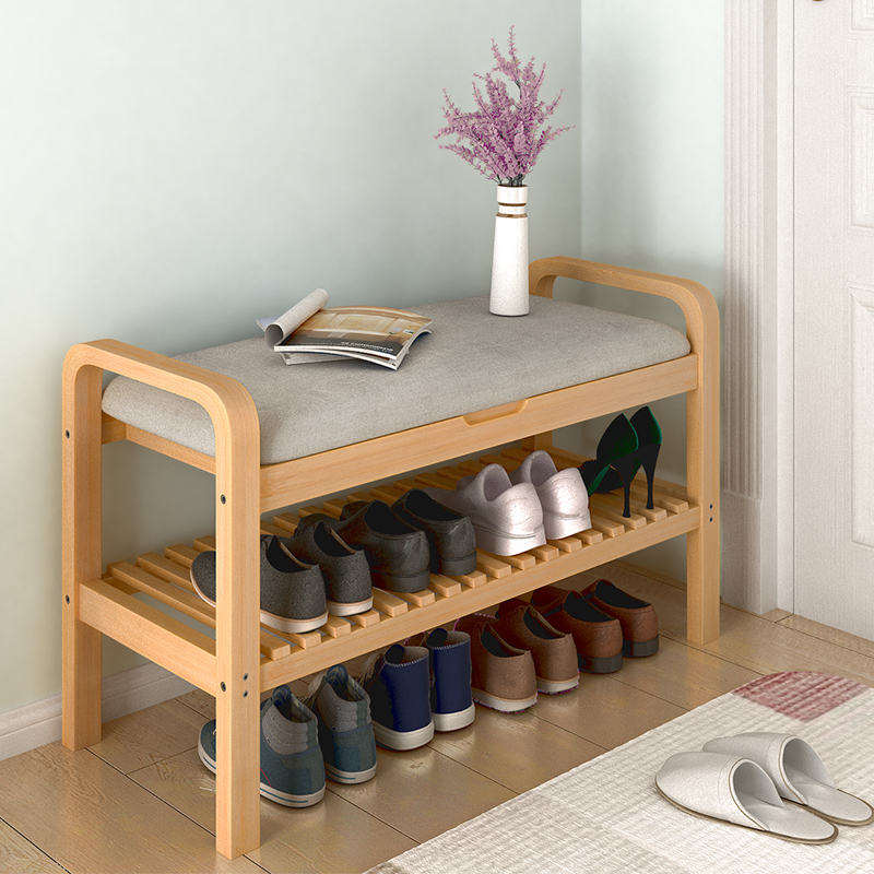 Entrance to the house Shoes Stool Home Doorway Creative Shoe Rack can sit Nordic style Hyun Guan Entrance Hall Sofa Contained and Shoes Stool