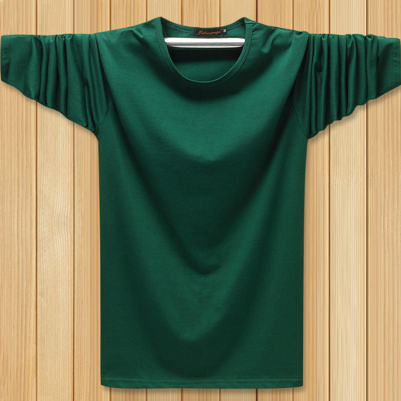 Long-Sleeve T-Shirt for Men, Trendy Brand, Solid Color, Large Size, Loose Fit, Versatile, Spring and Autumn Style, Mercerized Cotton Shirt, Autumn Style, Plus-Size Trendy Men's Clothing Long-Sleeve T-Shirt for Men, Trendy Brand, Solid Color, Large Size, Loose Fit, Versatile, Spring and Autumn Style, Mercerized Cotton Shirt, Autumn Style, Plus-Size Trendy Men's Clothing