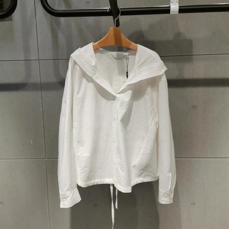 Mm Maimai 2026 Summer New Fashion Versatile Loose Slimming Sunscreen Hooded Long Sleeve Shirt for Women 5g8122541 Mm Maimai 2026 Summer New Fashion Versatile Loose Slimming Sunscreen Hooded Long Sleeve Shirt for Women 5g8122541