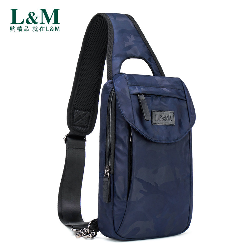 New Chest Bag Men's Bag Sloped Satchel Bag Men's Single Shoulder Bag Large Capacity Casual And Versatile Young Men's Bag Inclined Shoulder Bag