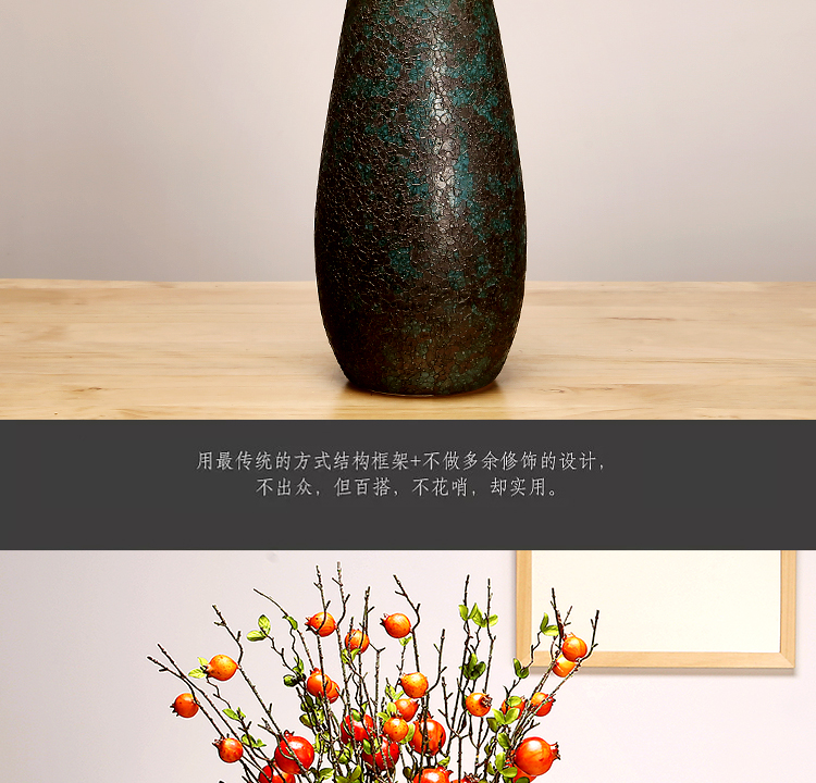 Jingdezhen ceramics vase manual creative home sitting room of I and contracted style furnishing articles flower decorations