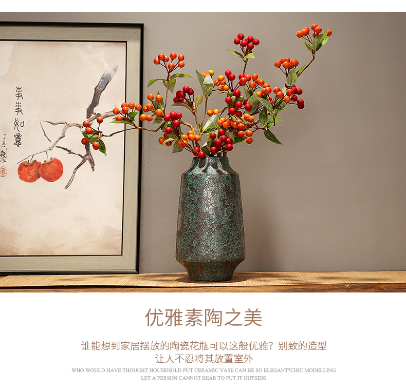 Jingdezhen ceramic vase modern creative flower arranging flower adornment home sitting room porch zen to restore ancient ways furnishing articles