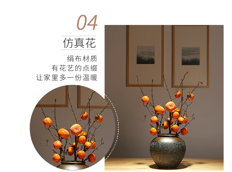 The New Chinese jingdezhen porcelain vases modern classical sitting room porch TV ark adornment flower arranging flower implement furnishing articles