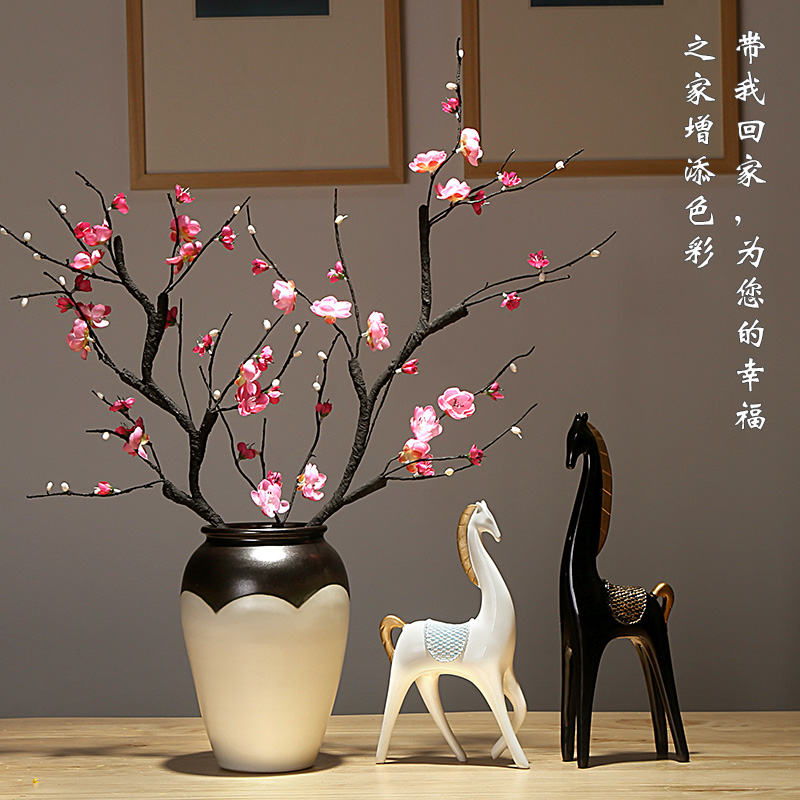 Jingdezhen ceramic vases, I and contracted style home furnishing articles adornment of the sitting room porch dried flowers flower arrangement suits for