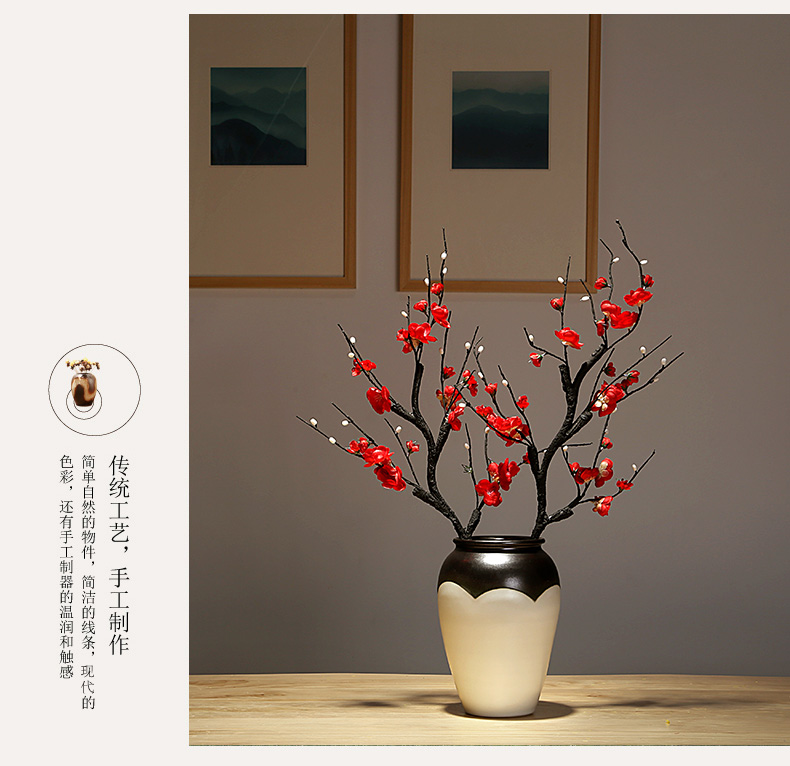 Jingdezhen ceramic vases, I and contracted style home furnishing articles adornment of the sitting room porch dried flowers flower arrangement suits for