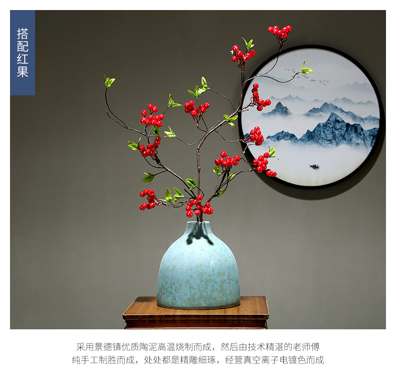 The new Chinese vase dried flowers, flower arranging hotel decoration ware jingdezhen ceramics decoration furnishing articles to The living room