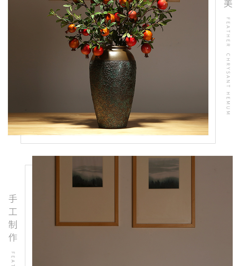 Modern classical flower arranging dried flower flower implement furnishing articles of jingdezhen ceramics vase decoration decoration of new Chinese style table