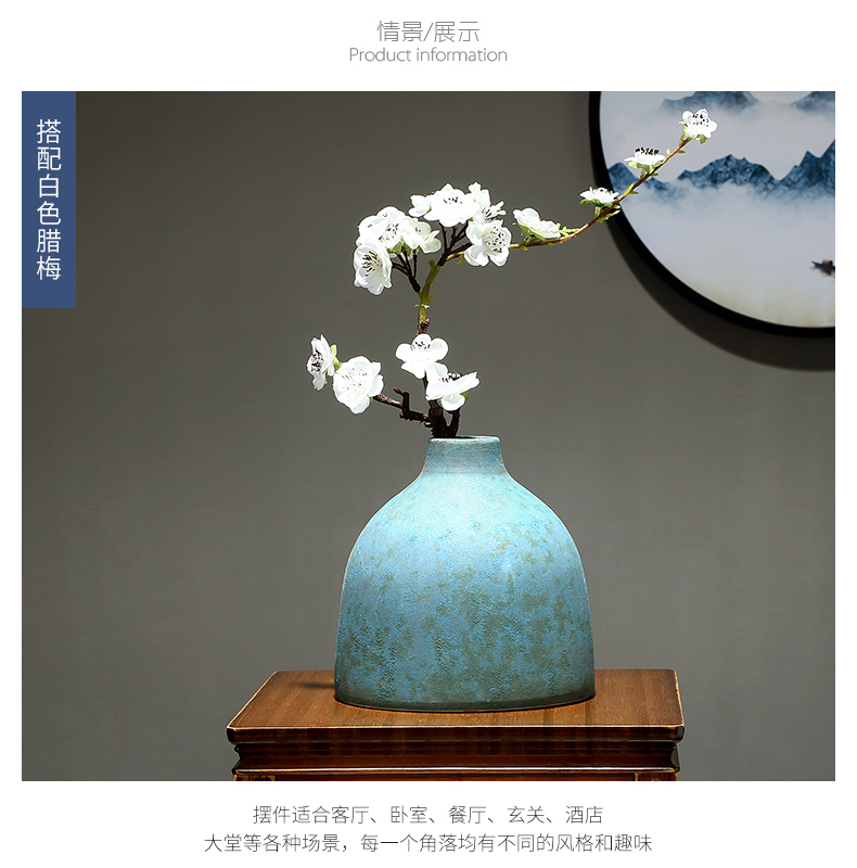 The new Chinese vase dried flowers, flower arranging hotel decoration ware jingdezhen ceramics decoration furnishing articles to The living room