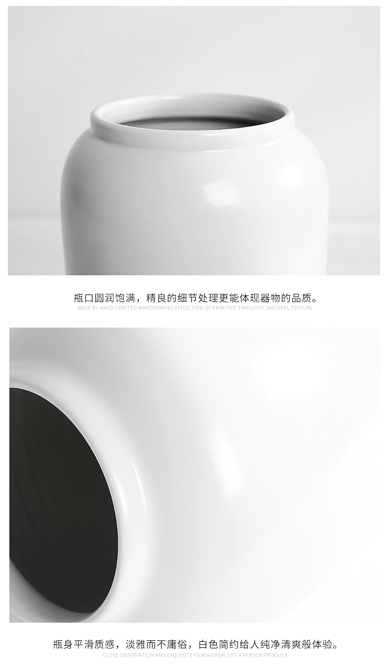 Nordic ceramic vases, I and contracted Europe type living room TV cabinet table dry flower arranging flowers furnishing articles home decoration