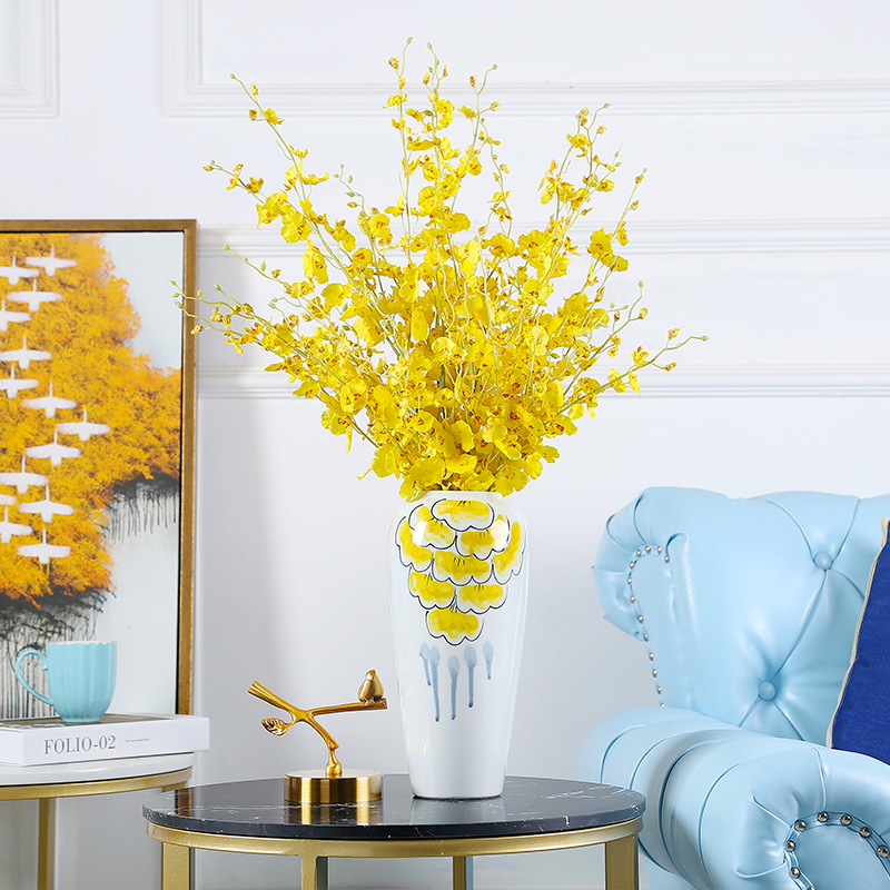 Jingdezhen modern ceramic vase furnishing articles mesa flower arranging flower implement sitting room adornment household pottery vases