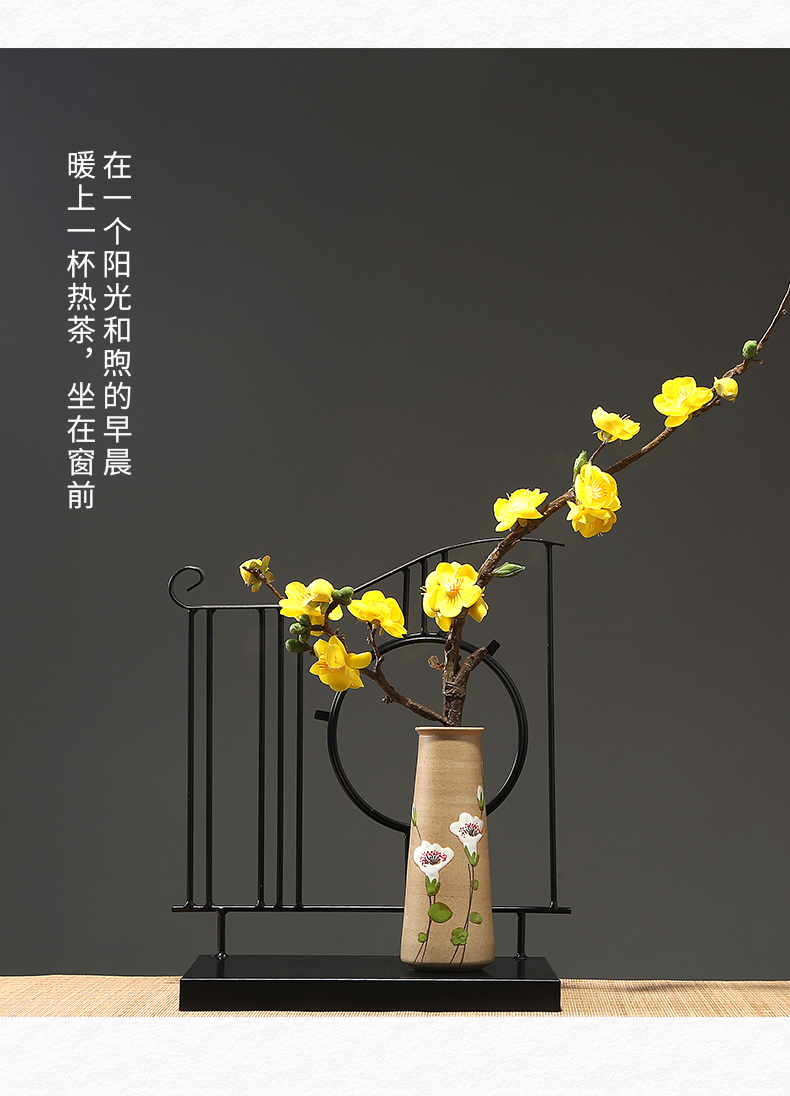 Jingdezhen ceramics from I and contracted sitting room porch vase flower arrangement craft dried flower adornment ornament combination