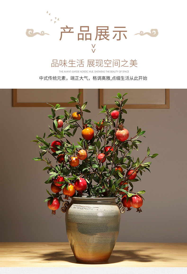 Modern classical simulation flower decoration in jingdezhen ceramics vase home sitting room porch decoration creative furnishing articles