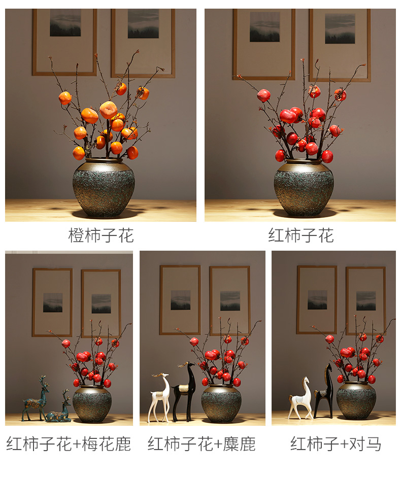 The New Chinese jingdezhen porcelain vases modern classical sitting room porch TV ark adornment flower arranging flower implement furnishing articles