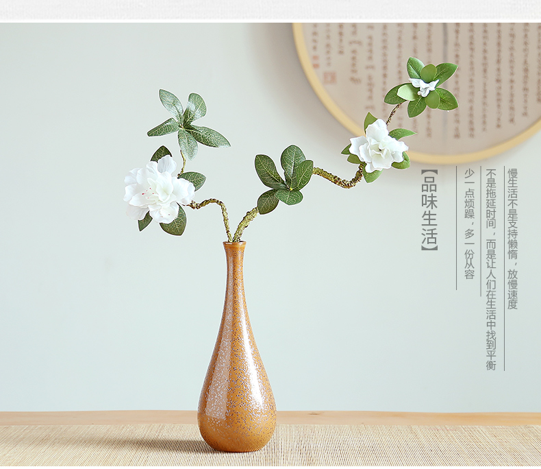 Jingdezhen ceramics from I and contracted vase desktop decoration decoration hand handicraft furnishing articles of the head of a bed of home stay facility