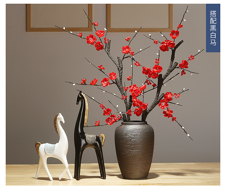 Jingdezhen ceramic vases, I and contracted Europe type creative living room table dry flower arranging flowers adornment furnishing articles suit