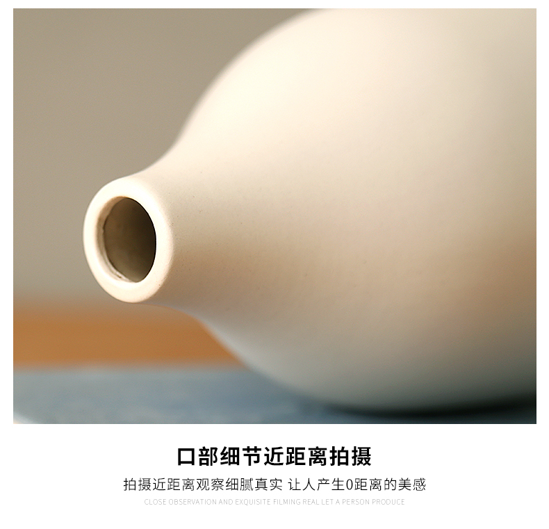 Jingdezhen ceramic vase simulation dried flower arranging flowers adornment Chinese style is I and contracted household living room table furnishing articles