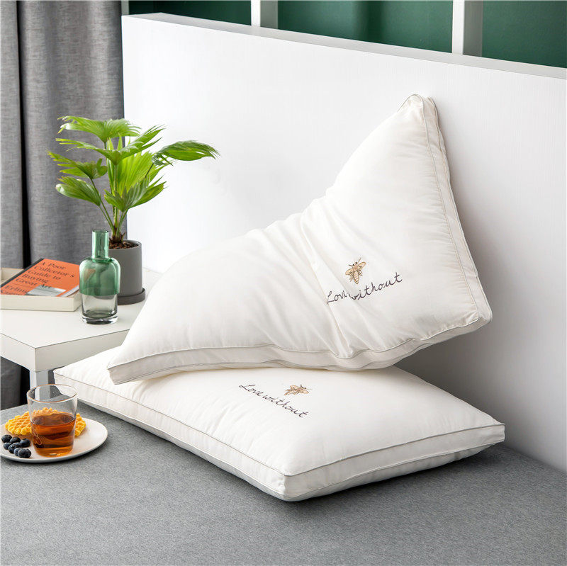 Mengcube (home textile) cotton cotton pillow pillow college dorm soft middle and low pillow center