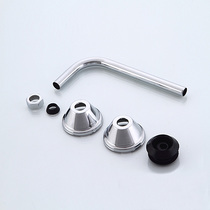 Induction urinal outlet pipe ugly cover stainless steel 7 word water decorative cover urinal universal custom