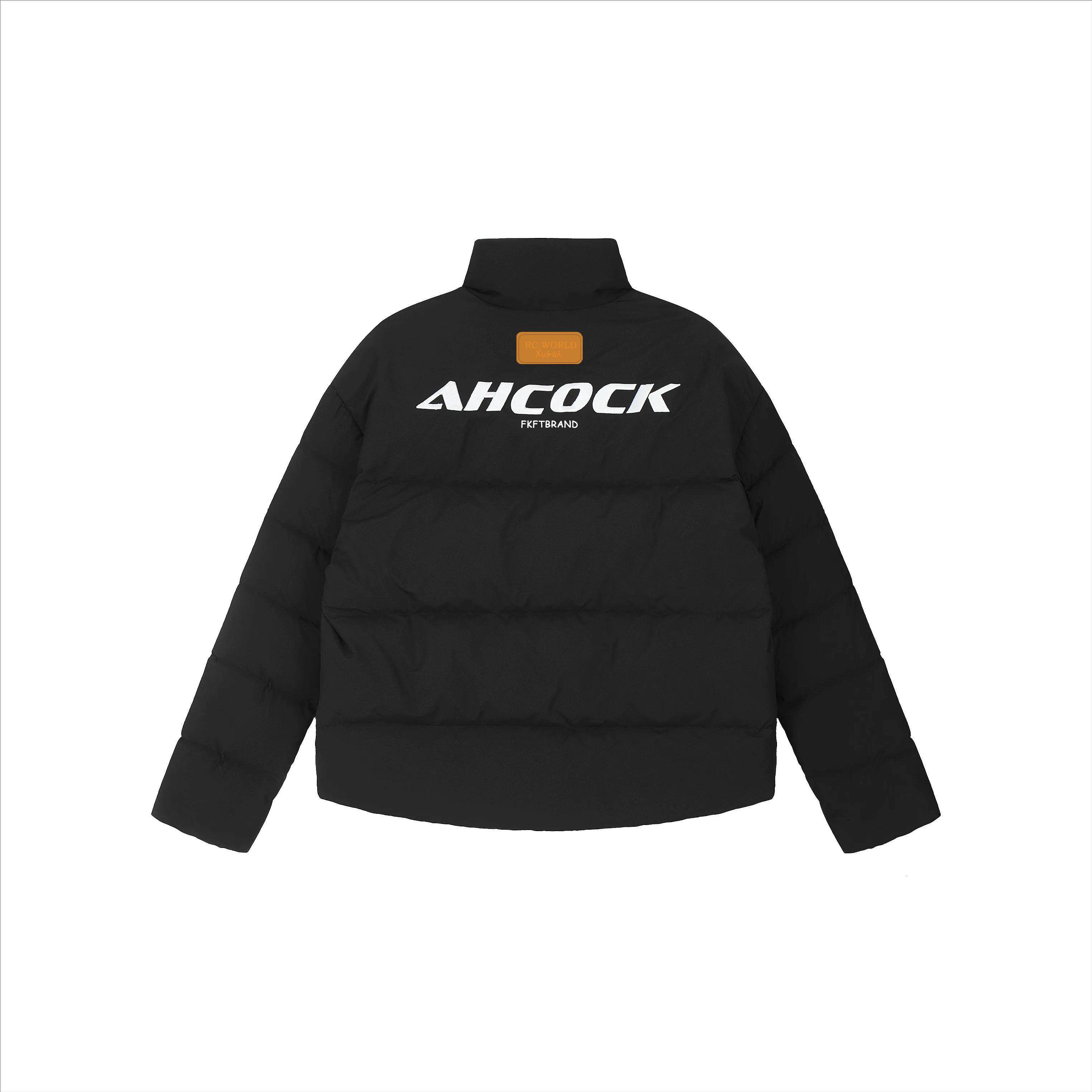 ST FKFTbrand бренд tide, американская базовая свободная хлопковая куртка с простым принтом, женская зимняя хлопковая куртка AC для мужчин