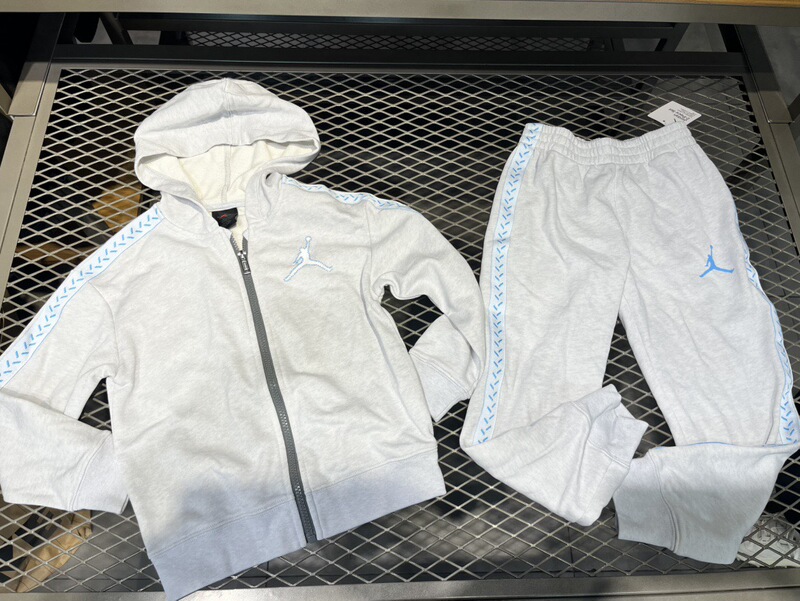 Nike Jordan Kidsren's Hooded Jacket, Leggings and Sweatpants Casual Suit Hf7154