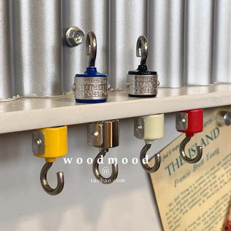 7 Colors in Stock~{Useful Magnetic Hooks} ㊣ Japanese Dulton Metal Magnet Iron Hook Mini Hook