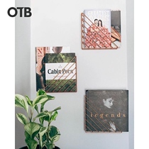 ]]umbra metal brass color bookcase rose gold wall bookcase string bookcase