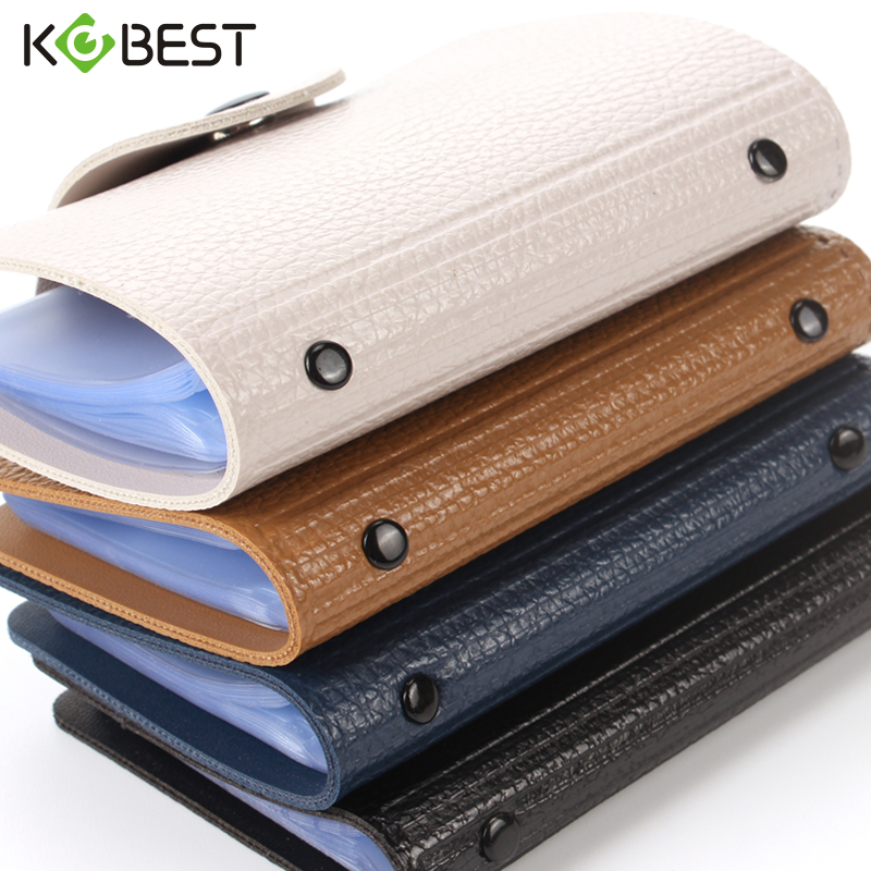 Kang Bai multi-card small business card book Men's and women's fashion card bag 20 membership cards Bank credit card set Driver's license