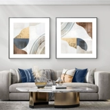 Абстрактная гостиная декоративная живопись Легкий роскошный диван Фоновая настенная настенная картина