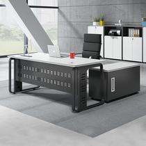 Li-Shanghai office furniture boss table simple modern desk head table manager table table and chair cabinet combination