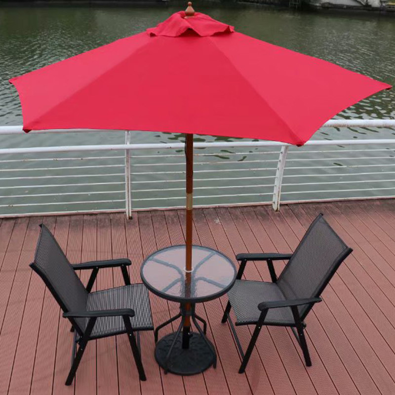 Outdoor balcony Leisure tables and chairs Outside food stalls with umbrellas Outdoor Outdoor simple tables and chairs Outdoor folding tables and chairs