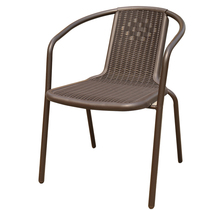 Outdoor Iron Art Balcony Coffee Vines Chair Three Five Pieces of Rattan Chic Fold Outside Pendulum Tea Table And Chairs Umbrella Combined Open-air Furnishings