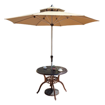 Courtyard Table And Chairs Umbrella Outdoor Commercial Net Red Small Eating Shop Table Round With Umbrella Milk Tea Shop Stall Table And Chairs Portable