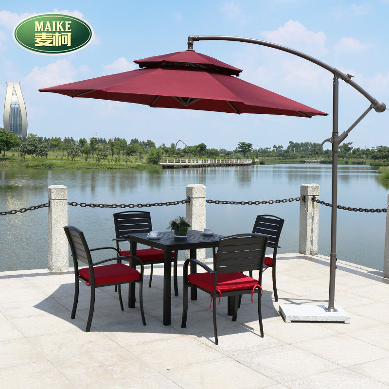 Outdoor beach umbrella Courtyard Beach Umbrella Beach Umbrella Pendulum Stall 3 m Banana Umbrella Balcony Outdoor Security Platform Umbrella