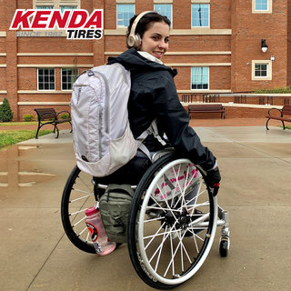 KENDA建大轮椅轮胎24x1高气压公路自行车残疾人520/540轮组内外胎