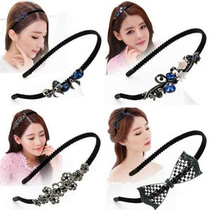 Bow hair hoop female hairclip clip Joker go out bangs hair card Net red Korean sweet girl headdress fairy