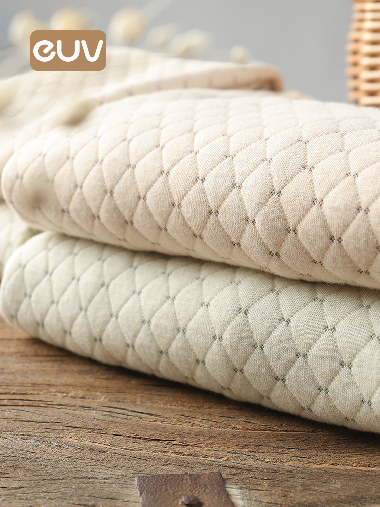 euv Children's three-layer heating coat Boy and girl cotton suit Cotton children's thickened baby color cotton sweater