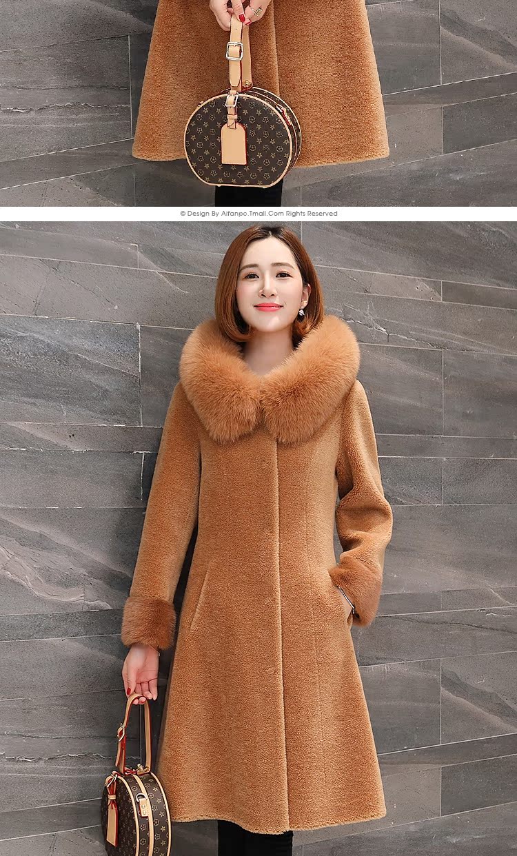 Manteau de fourrure femme EOFN   - Ref 3174596 Image 22