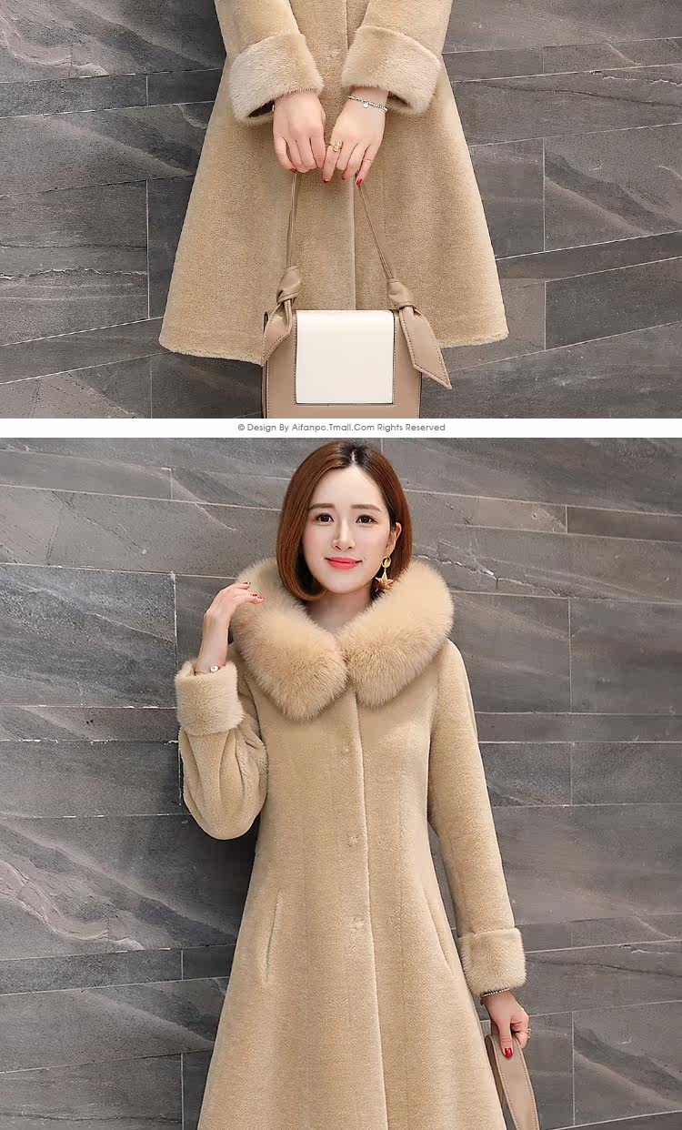 Manteau de fourrure femme EOFN   - Ref 3174596 Image 25