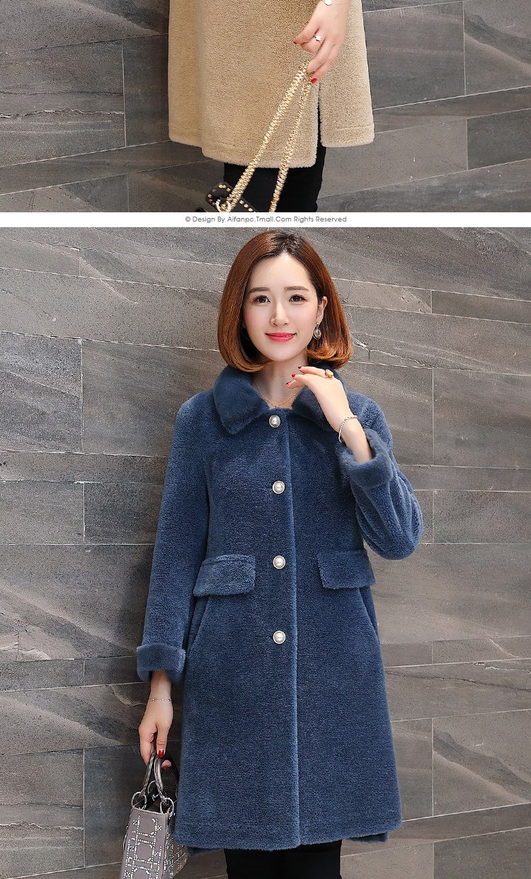 Manteau de fourrure femme EOFN   - Ref 3174194 Image 22