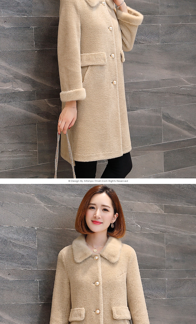 Manteau de fourrure femme EOFN   - Ref 3174194 Image 17