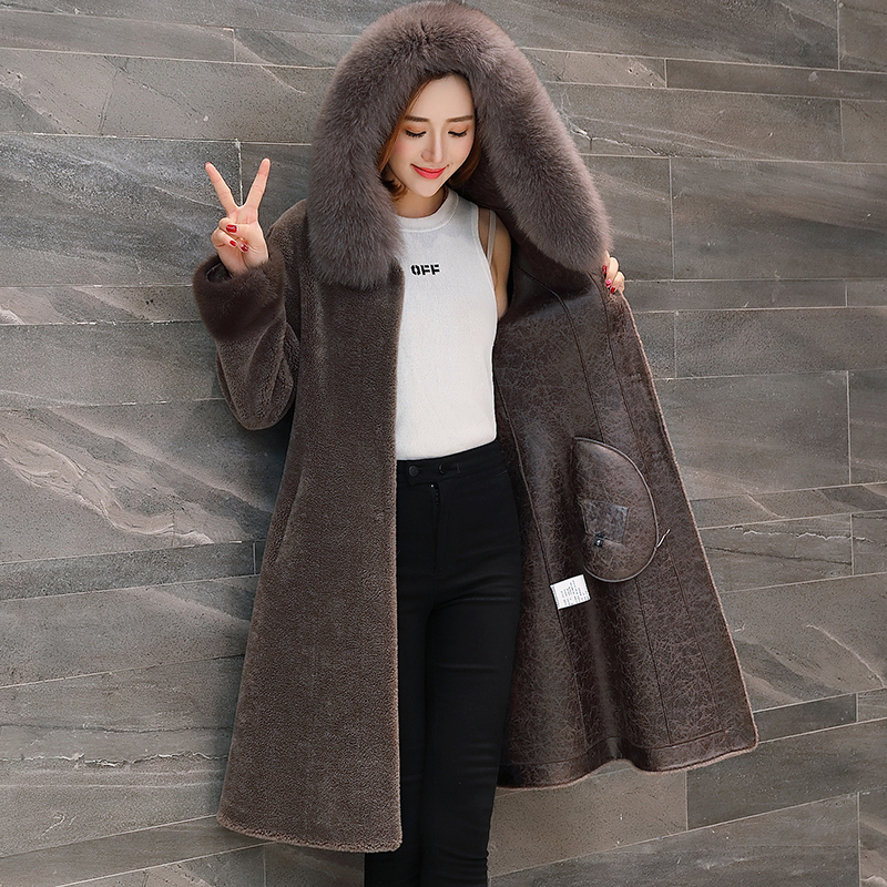 Manteau de fourrure femme EOFN   - Ref 3174596 Image 5