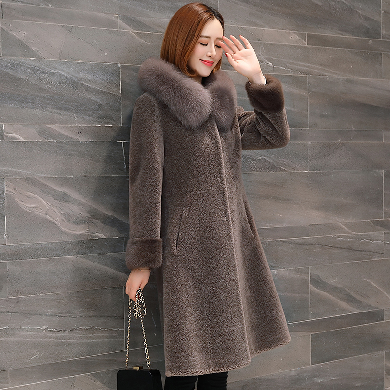 Manteau de fourrure femme EOFN   - Ref 3174596 Image 3