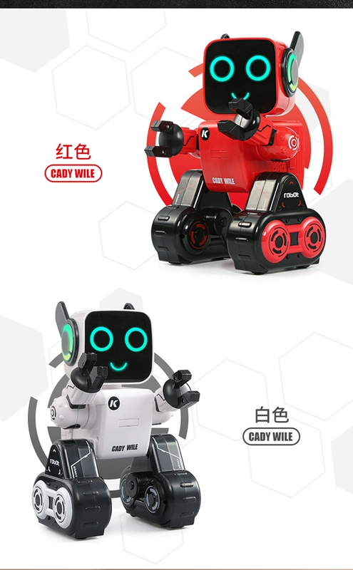 Robot đồ chơi thông minh tương tác thời thơ ấu trẻ em cậu bé điện nhảy múa kể chuyện sắt nhỏ điều khiển từ xa robot