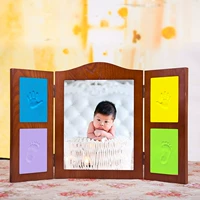 Коричневая рама+фиолетовый синий желтый и зеленый