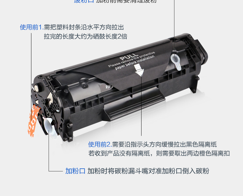Lưới màu cho hộp mực HP hp12A 1005 q2612A 1020 dễ dàng thêm bột hp m1005 mfp HP1020plus Q2612A HP1010 1018 1005 - Hộp mực giá catrich may in canon 2900
