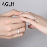 Японское памятное кольцо для влюбленных подходит для мужчин и женщин, легкий роскошный стиль, серебро 925 пробы, популярно в интернете, простой и элегантный дизайн, подарок на день рождения