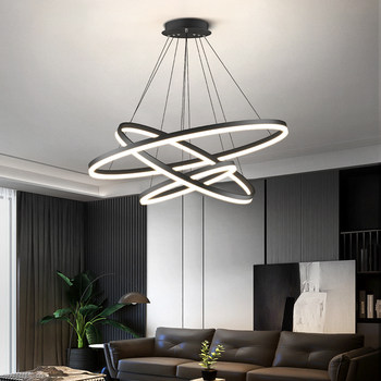Guangdong Zhongshan Minimalist Restaurant Living Room Chandelier Modern Simple and Elegant Main Light Circular 2025 New Lighting Fixtures