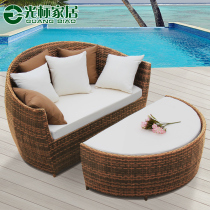 Casual Split Lying Bed Combo Villa Balcony Pool Deck Chair Sloth Home Hotel Vines Bar Chairs Beach Bed