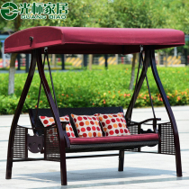 Adult Chandelia Chair Outdoor Swing chair Hanging Basket Vine Chair Courtyard Cradle chair Balcony Double Fall Chair Pendant Blue Rocking Chair