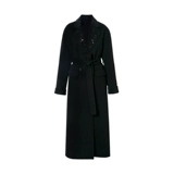 Элитные дизайнерские блестки для ногтей, двусторонний кашемировый костюм, длинное демисезонное шерстяное пальто, тренд сезона, коллекция 2021